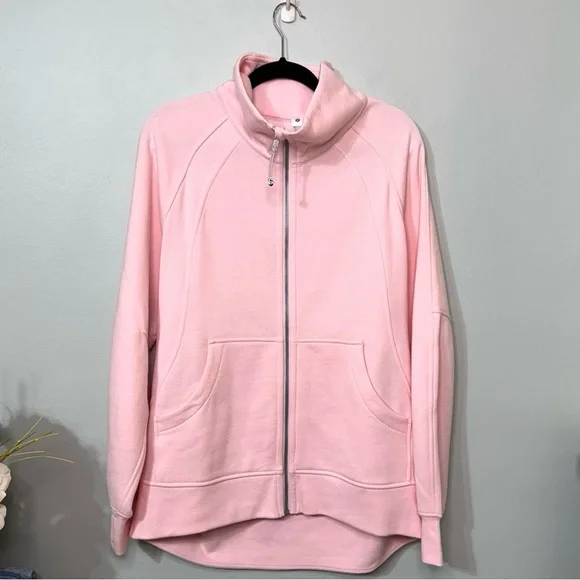 Lululemon Scuba Oversized Funnel Neck Full Zip Jacket Strawberry Milkshake NWT - Picture 11 of 14